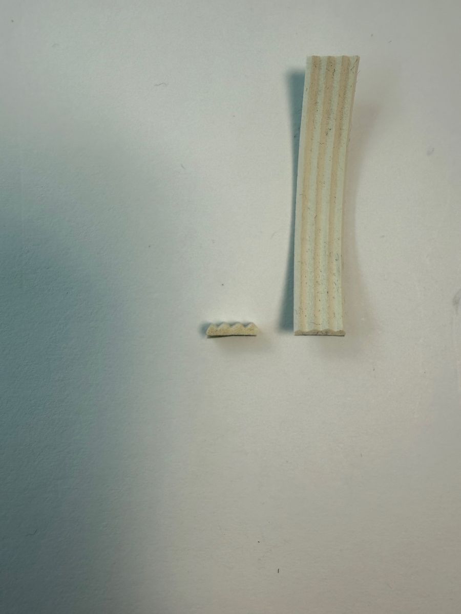 Hvit nordsjølist, 2x8mm 