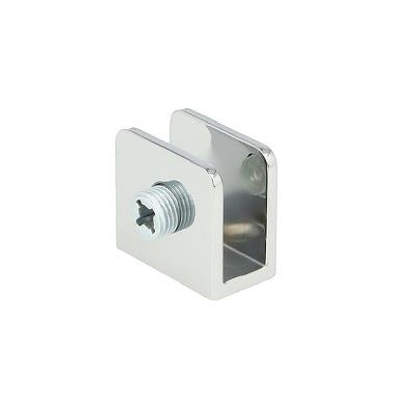 Hyllestøtte blank krom