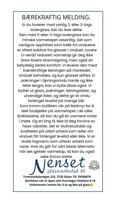 Bærekraftig melding 